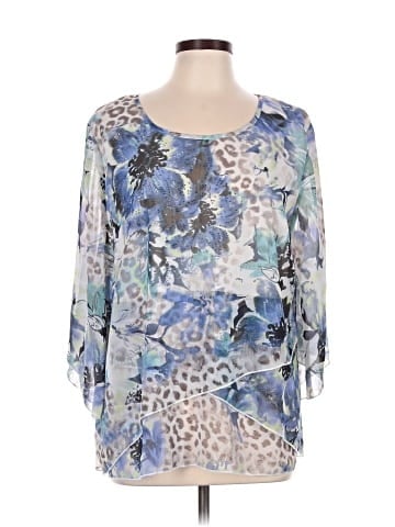 JM Collection 3/4 Sleeve Blouse (view 1)