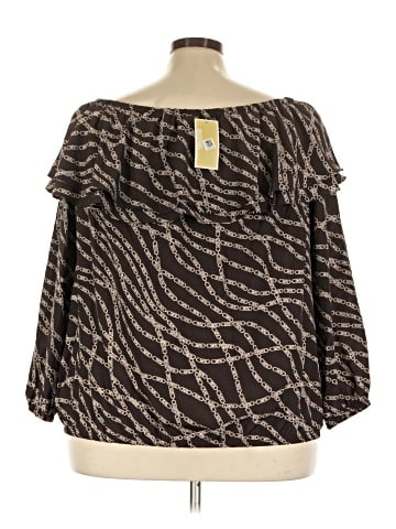 MICHAEL Michael Kors Long Sleeve Blouse (view 2)