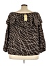 MICHAEL Michael Kors 100% Polyester Brown Long Sleeve Blouse Size 3X - photo 2