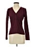 Etcetera Burgundy Long Sleeve Top Size S - photo 1