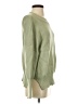 Miracle Solid Green Pullover Sweater Size S - photo 4