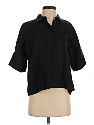 Cos 3/4 Sleeve Button-Down Shirt (view 1)