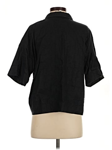 Cos 3/4 Sleeve Button-Down Shirt (view 2)