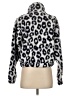Aqua 100% Polyester Animal Print Black Silver Turtleneck Sweater Size XS - photo 2