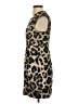 Tibi Animal Print Brown Cocktail Dress Size 2 - photo 5