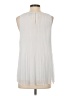 Halogen 100% Polyester Silver Sleeveless Blouse Size S - photo 2