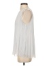 Halogen 100% Polyester Silver Sleeveless Blouse Size S - photo 5