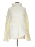 Joseph A. 100% Polyester Ivory Turtleneck Sweater Size L - photo 1