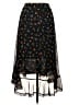 mavi 100% Polyester Print Black Casual Skirt Size S - photo 2
