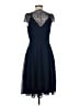 ASOS 100% Polyester Blue Cocktail Dress Size 6 - photo 2