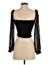 Wilfred 100% Polyester Black 3/4 Sleeve Blouse Size S - photo 2