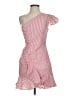 Parker Checkered-gingham Red Cocktail Dress Size 0 - photo 1