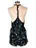 Boom Boom Jeans Tropical Blue Black Romper Size M - photo 2