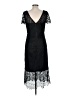 Kay Unger 100% Polyester Black Cocktail Dress Size 8 - photo 2
