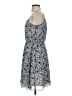 Ann Taylor LOFT 100% Polyester Paisley Blue Casual Dress Size S - photo 5