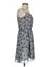 Ann Taylor LOFT 100% Polyester Paisley Blue Casual Dress Size S - photo 4