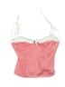 Edikted Checkered-gingham Red Swimsuit Top Size S - photo 1