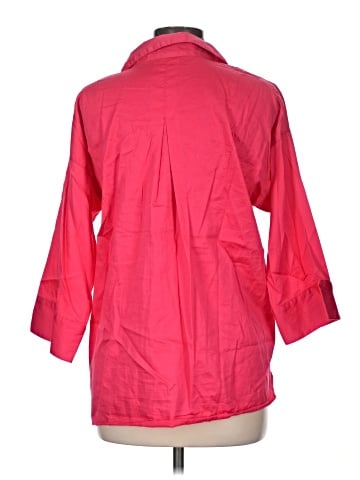 Isaac Mizrahi LIVE! 3/4 Sleeve Button-Down Shirt (view 2)