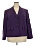 Le Suit 100% Polyester Purple Blazer Size 20 - photo 1