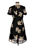 Amanda Smith 100% Polyester Floral Black Casual Dress Size 6 - photo 2