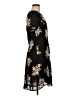 Amanda Smith 100% Polyester Floral Black Casual Dress Size 6 - photo 4