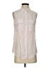 Equipment Ivory Sleeveless Button-Down Shirt Size XS - photo 1