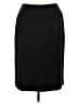 Le Suit 100% Polyester Solid Black Formal Skirt Size 16 - photo 1