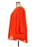 Chaus 100% Polyester Orange 3/4 Sleeve Blouse Size 2X - photo 5