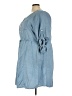 Torrid 100% Lyocell Blue Casual Dress Size 3X Plus (3) - photo 5