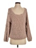 Pol Tweed Tan Pullover Sweater Size S - photo 1