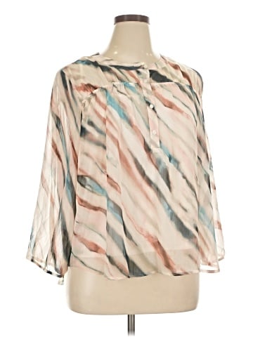 Simply Vera Vera Wang 3/4 Sleeve Blouse (view 1)