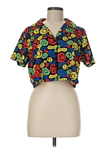 Romwe Short Sleeve Blouse (view 1)
