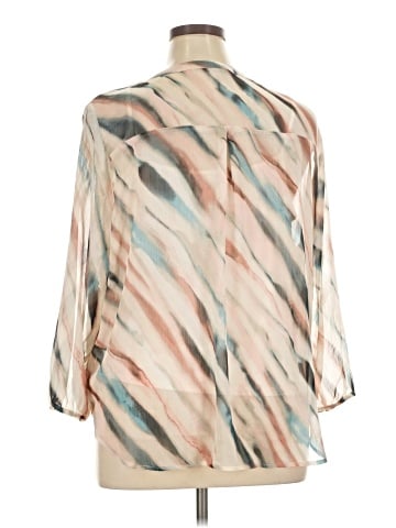Simply Vera Vera Wang 3/4 Sleeve Blouse (view 2)