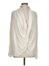 Jennifer Lopez 100% Rayon Ivory Long Sleeve Blouse Size L - photo 1