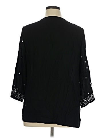 Cathy Daniels 3/4 Sleeve Blouse (view 2)