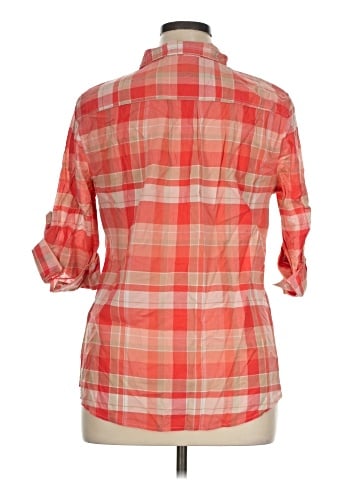 St. John's Bay 3/4 Sleeve Button-Down Shirt (view 2)