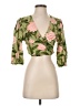 Target Green 3/4 Sleeve Blouse Size S - photo 1