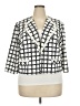 Maya Brooke Houndstooth Ivory Blazer Size 20 - photo 1
