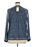 MICHAEL Michael Kors Blue Long Sleeve Blouse Size 0X - photo 2