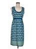 Max Studio Paisley Blue Casual Dress Size M - photo 1