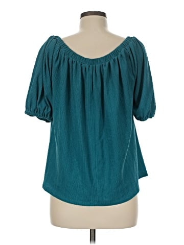 By Anthropologie Short Sleeve Blouse (view 2)