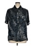 Fashion Bug Animal Print Black Short Sleeve Blouse Size 14 - 16 - photo 1