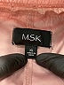 MSK 100% Polyester Pink 3/4 Sleeve Blouse Size XL - photo 4
