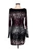 B. Darlin Metallic Silver Cocktail Dress Size 13 - 14 - photo 1