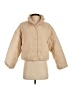 Lush 100% Cotton Solid Tan Coat Size S - photo 1