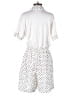 Adolfo Polka Dots White Romper Size S - photo 2