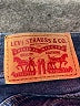 Levi's Chevron-herringbone Blue Jeans Size 27 waist - photo 7