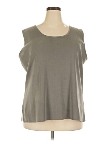 MING WANG Sleeveless T-Shirt (view 1)