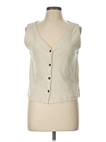 Calypso St. Barth Sleeveless Button-Down Shirt (view 1)