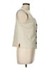 Calypso St. Barth Ivory Sleeveless Button-Down Shirt Size Lg (2) - photo 4